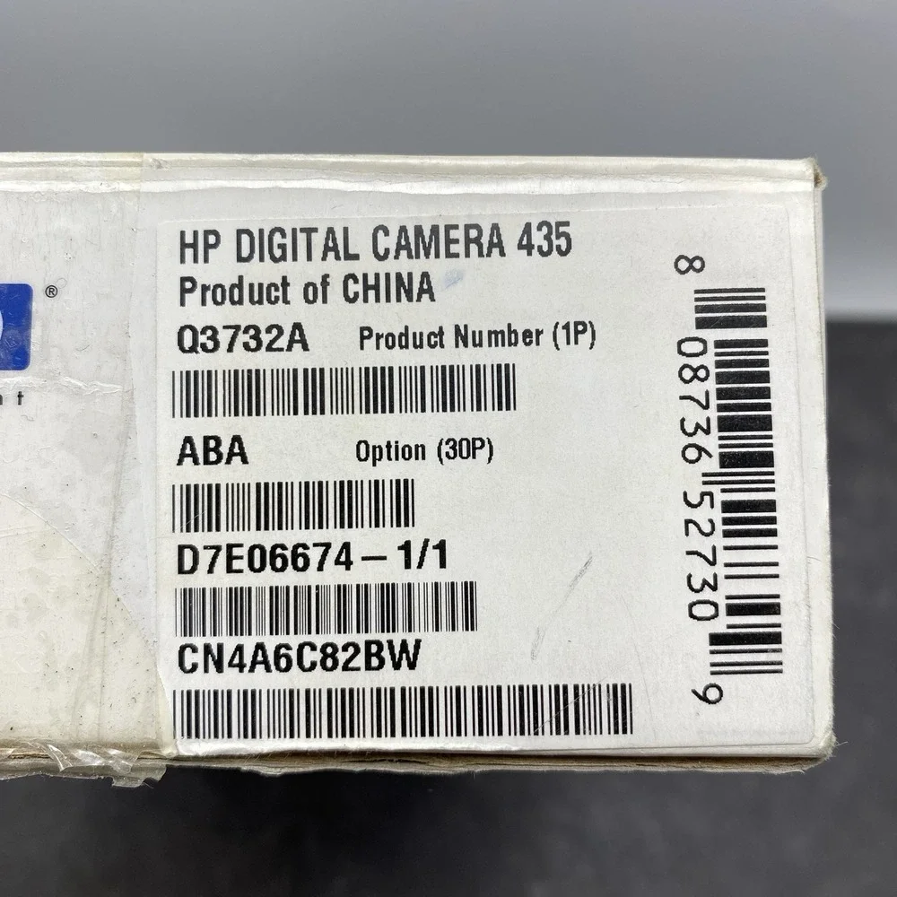 HP PhotoSmart 3.1MP Camera 5x Digital Zoom Video Audio Capture + Box Cord Manual